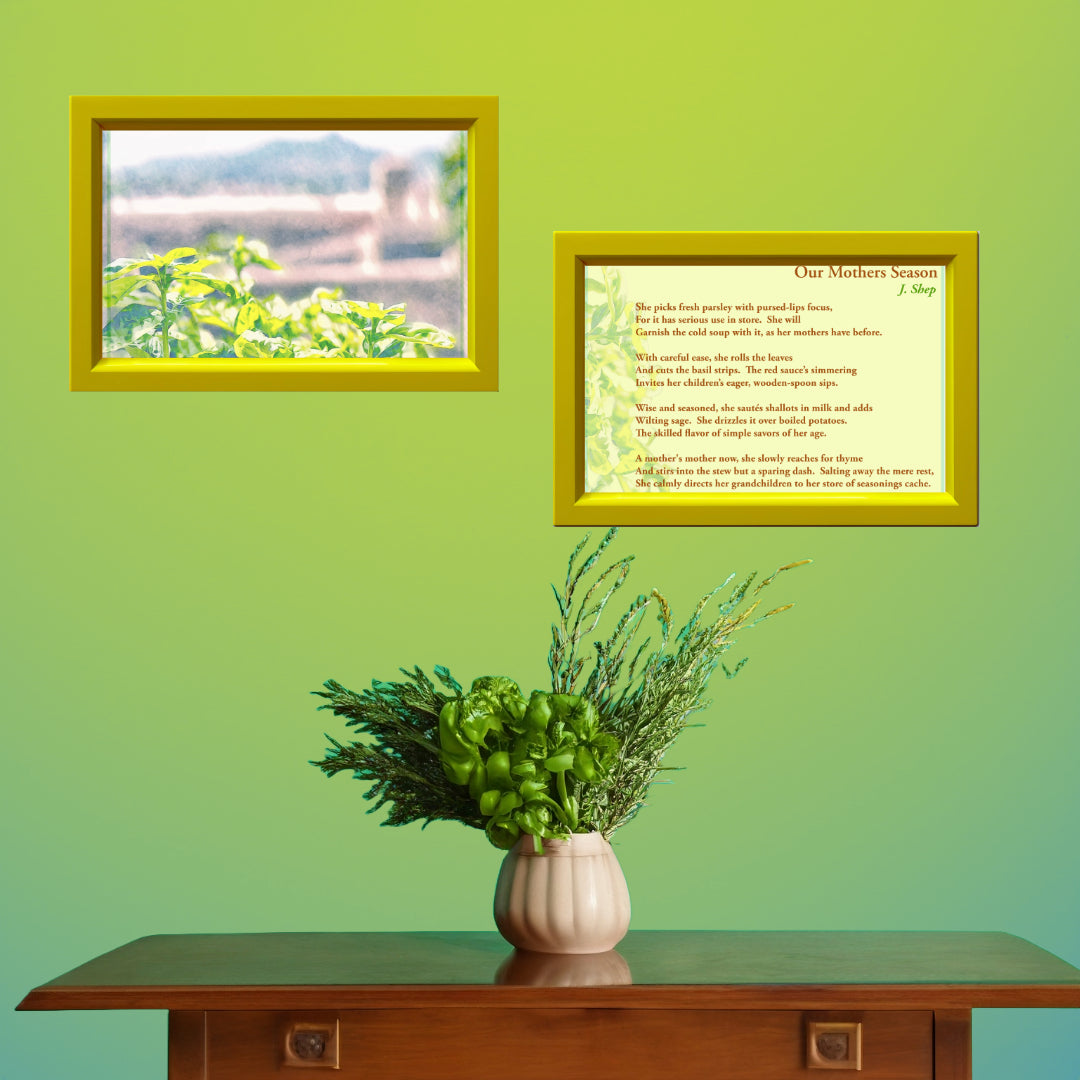Ischia Basilico - Paper Plaque by CW